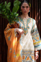 SAIRA RIZWAN LAANEM UNSTITCHED AZURA-A