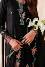 AZURE LUXURY LAWN BLACK PEONY