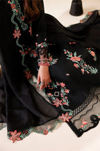 AZURE LUXURY LAWN BLACK PEONY