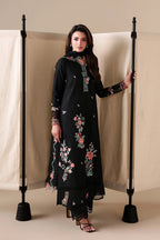AZURE LUXURY LAWN BLACK PEONY
