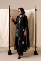 AZURE LUXURY LAWN BLACK PEONY