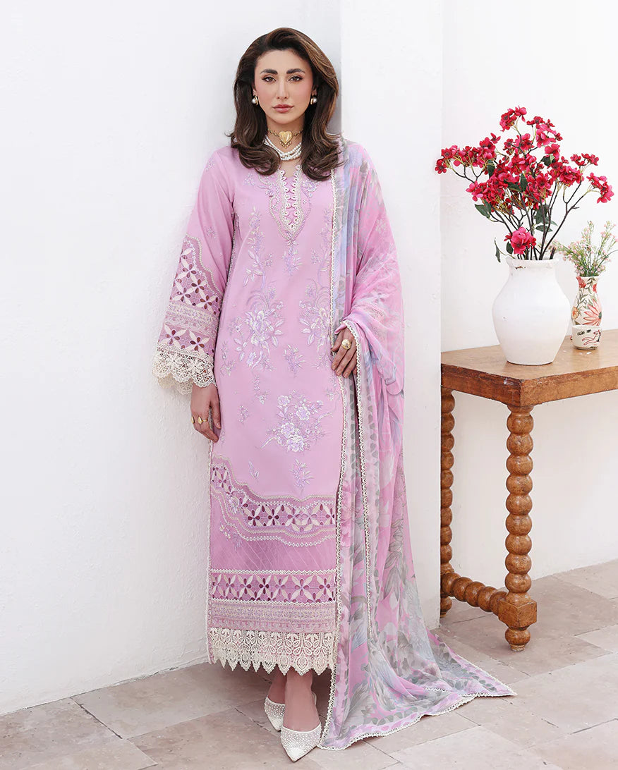 STITCHED BY CC ROHEENAZ FLORAL REVEIRE PASTEL DREAM 3PC