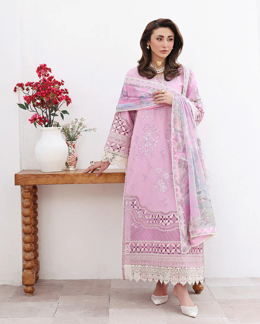 STITCHED BY CC ROHEENAZ FLORAL REVEIRE PASTEL DREAM 3PC