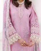 STITCHED BY CC ROHEENAZ FLORAL REVEIRE PASTEL DREAM 3PC