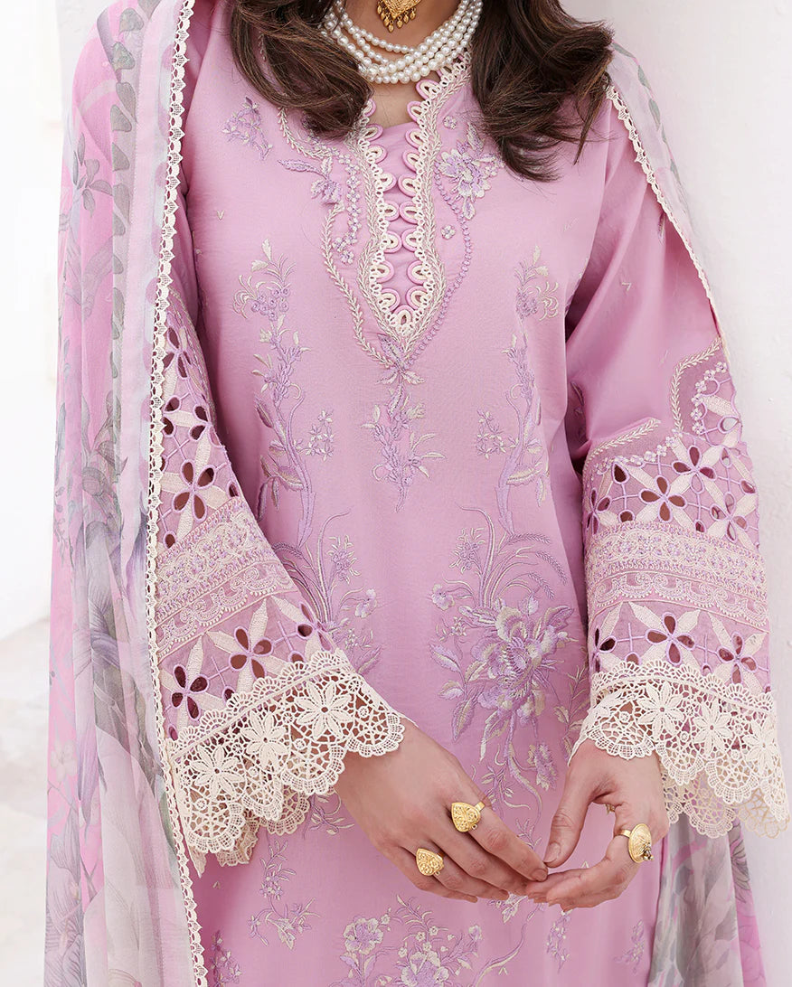 STITCHED BY CC ROHEENAZ FLORAL REVEIRE PASTEL DREAM 3PC