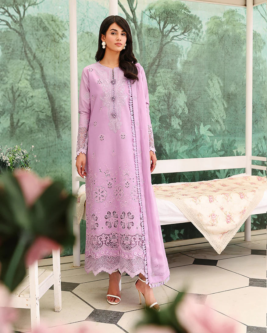 ROHEENAZ VEIL OF SUMMER CHIKANKARI PETAL ROYALE