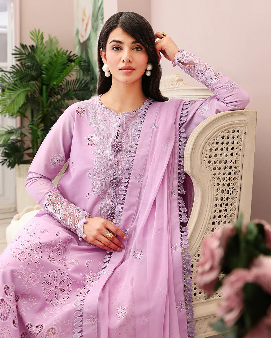 ROHEENAZ VEIL OF SUMMER CHIKANKARI PETAL ROYALE