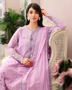 ROHEENAZ VEIL OF SUMMER CHIKANKARI PETAL ROYALE