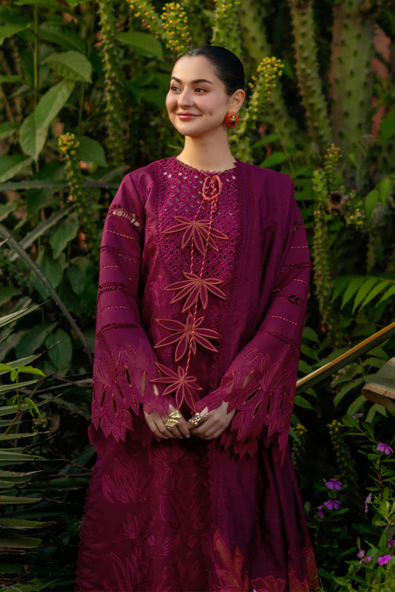 STITCHED BY CC RANG RASIYA LUXURY EID AYRA 3PC