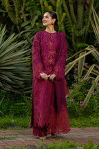 STITCHED BY CC RANG RASIYA LUXURY EID AYRA 3PC