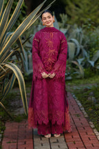 STITCHED BY CC RANG RASIYA LUXURY EID AYRA 3PC