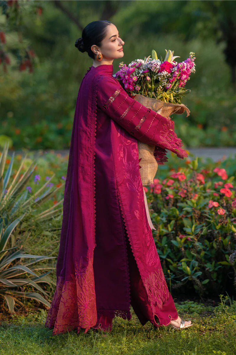 STITCHED BY CC RANG RASIYA LUXURY EID AYRA 3PC