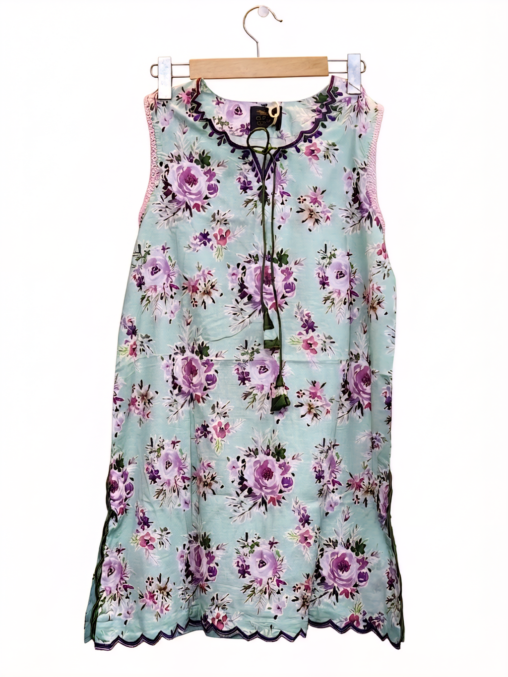 STITCHED BY CC D-1 NISHAT LINE 2PC  ( WITHOUT SLEEVES )