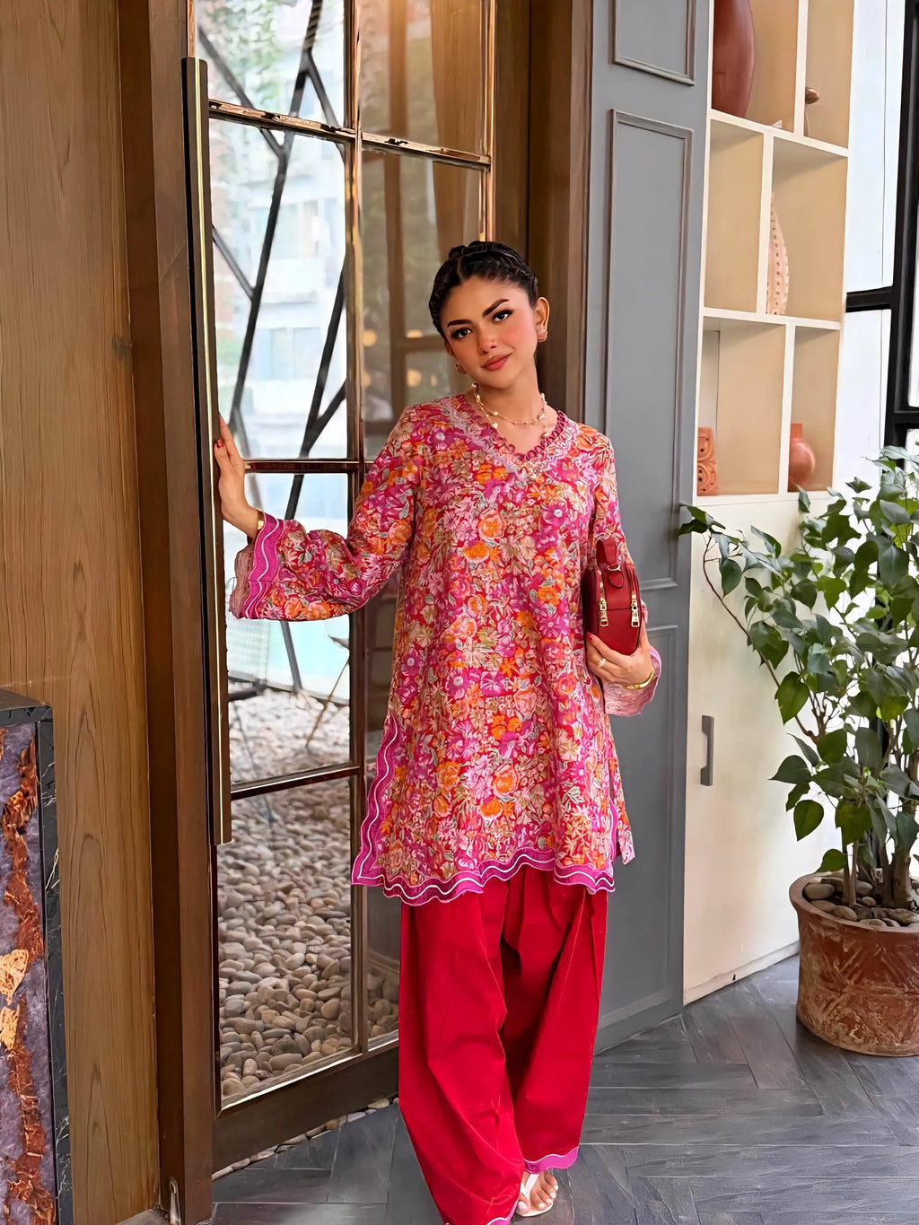 STITCHED BY CC D-2 NISHAT LINEN 2PC