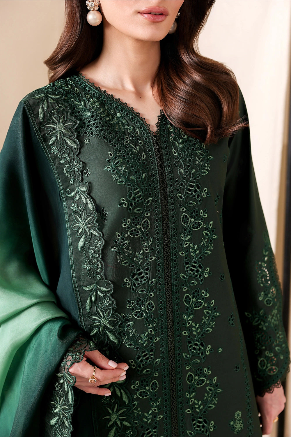 AZURE LUXURY LAWN SHADES OF EMERALD