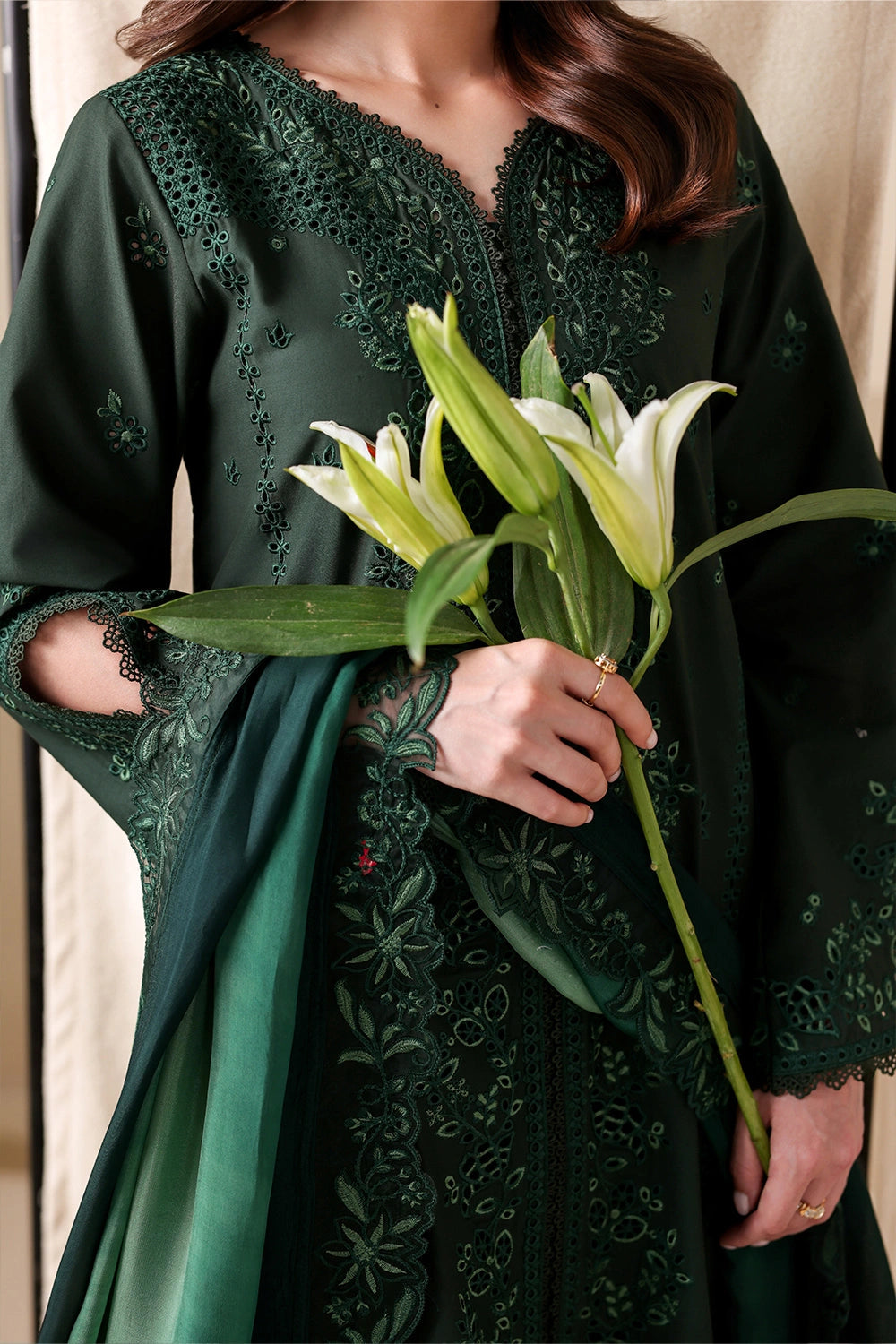 AZURE LUXURY LAWN SHADES OF EMERALD