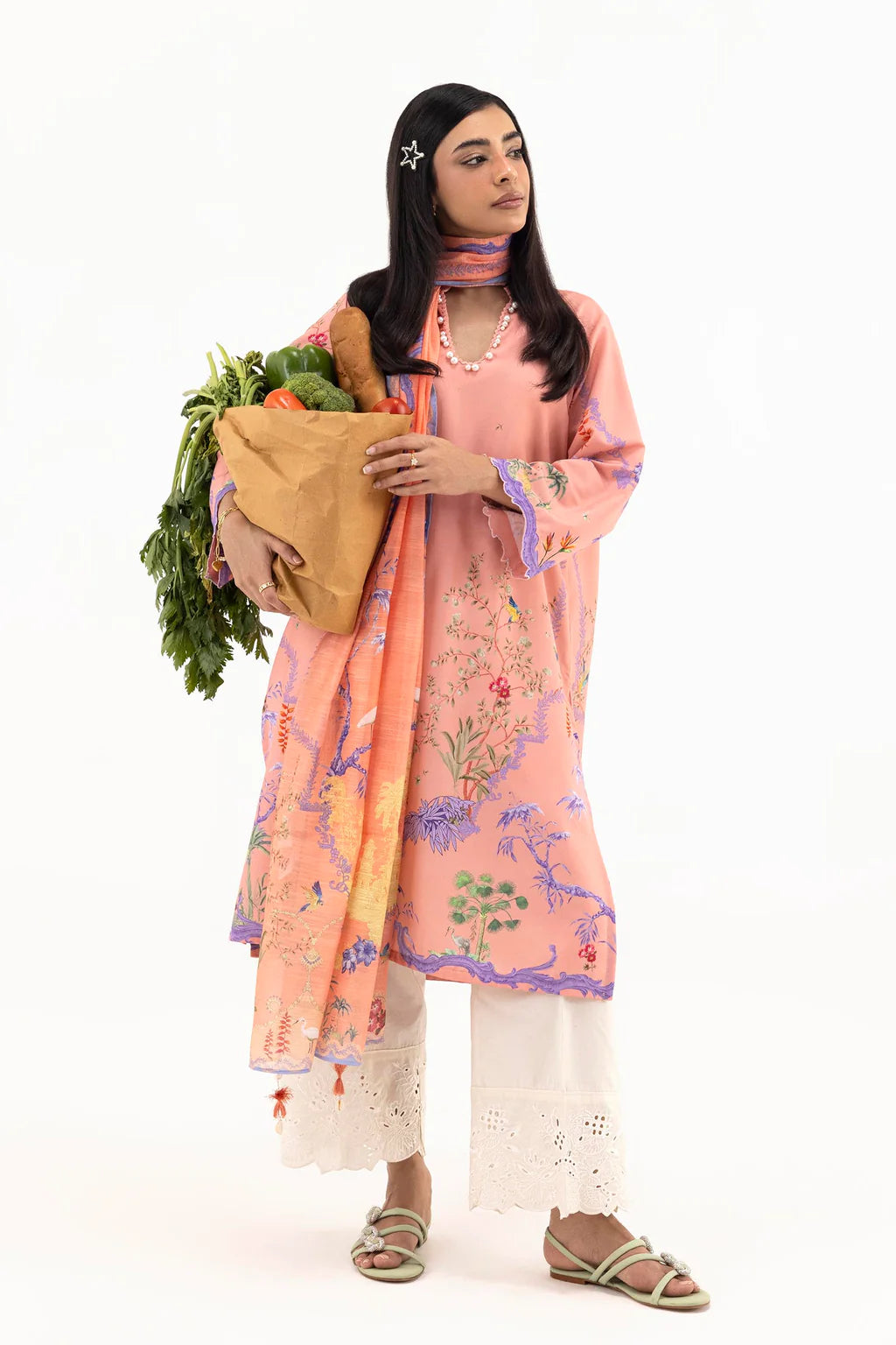 SANA SAFINAZ SS26BSP157P2D 2PC