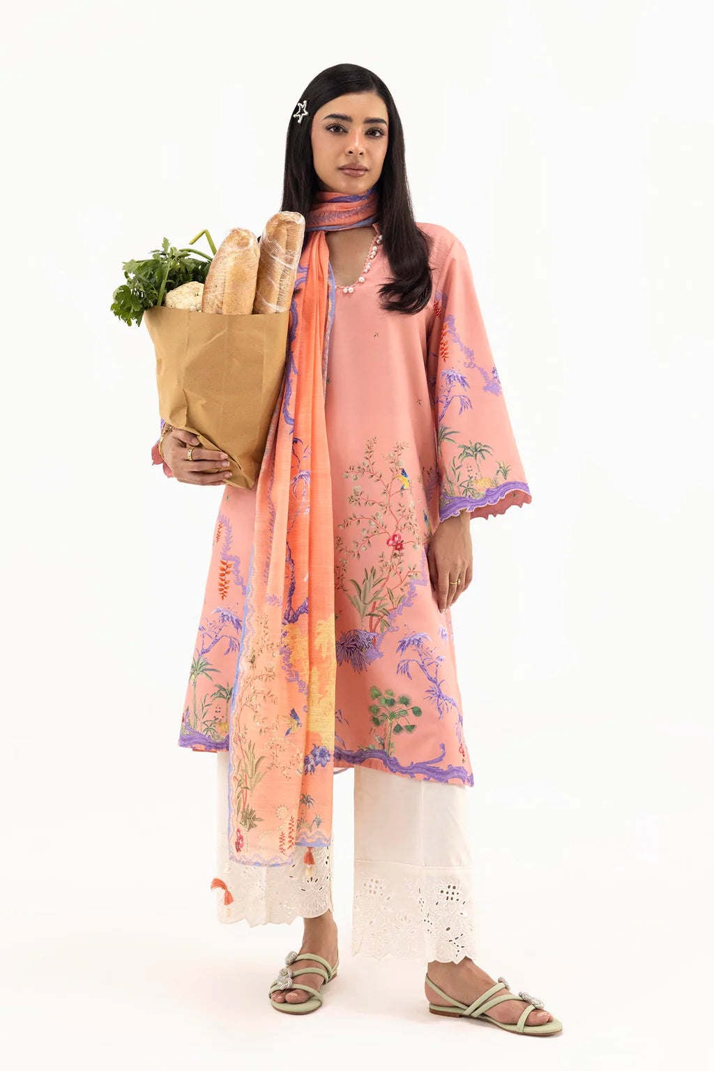 SANA SAFINAZ SS26BSP157P2D 2PC