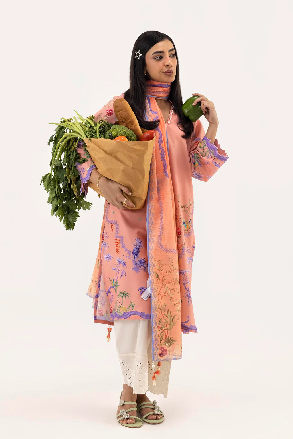 SANA SAFINAZ SS26BSP157P2D 2PC
