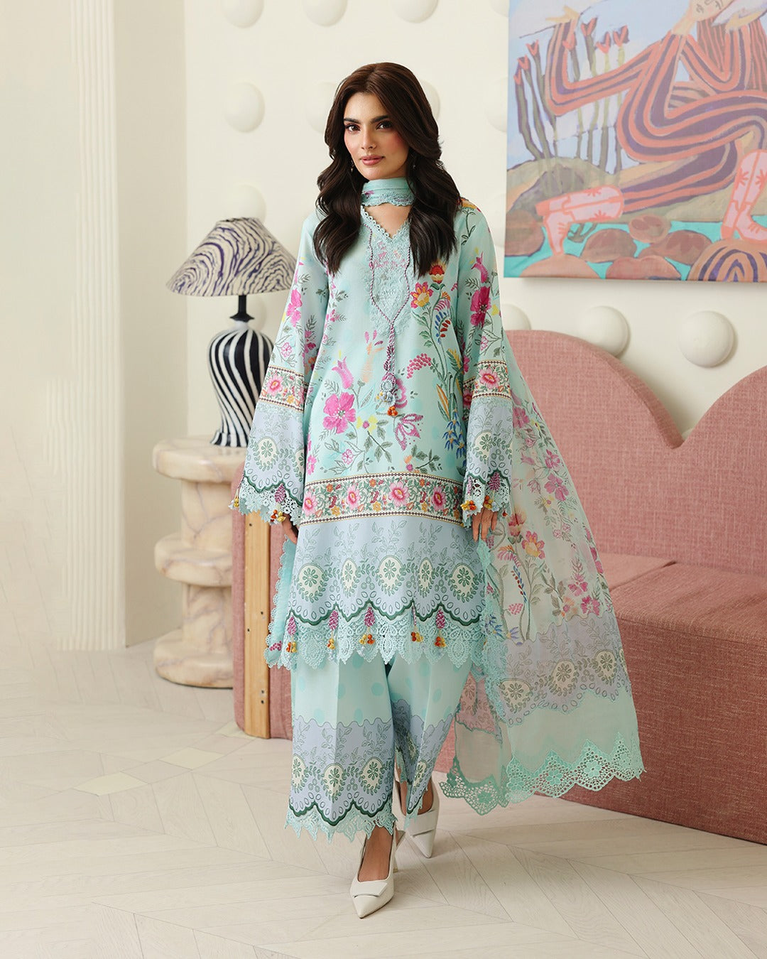 ROHEENAZ PETALS IN PRINI RUNSS260906