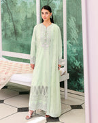 ROHEENAZ VEIL OF SUMMER CHIKANKARI SERENE DUSK