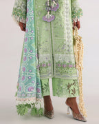 SUFFUSE LAWN UNSTITCHED NAVIEL