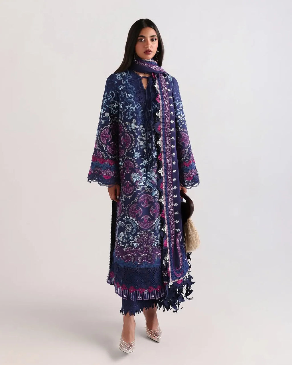 SUFFUSE LAWN UNSTITCHED ELORA