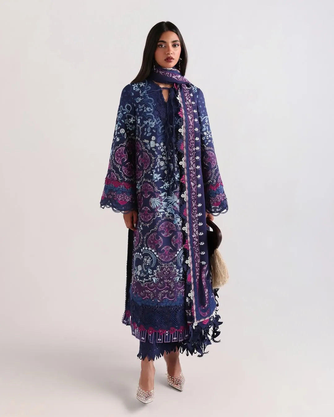 SUFFUSE LAWN UNSTITCHED ELORA