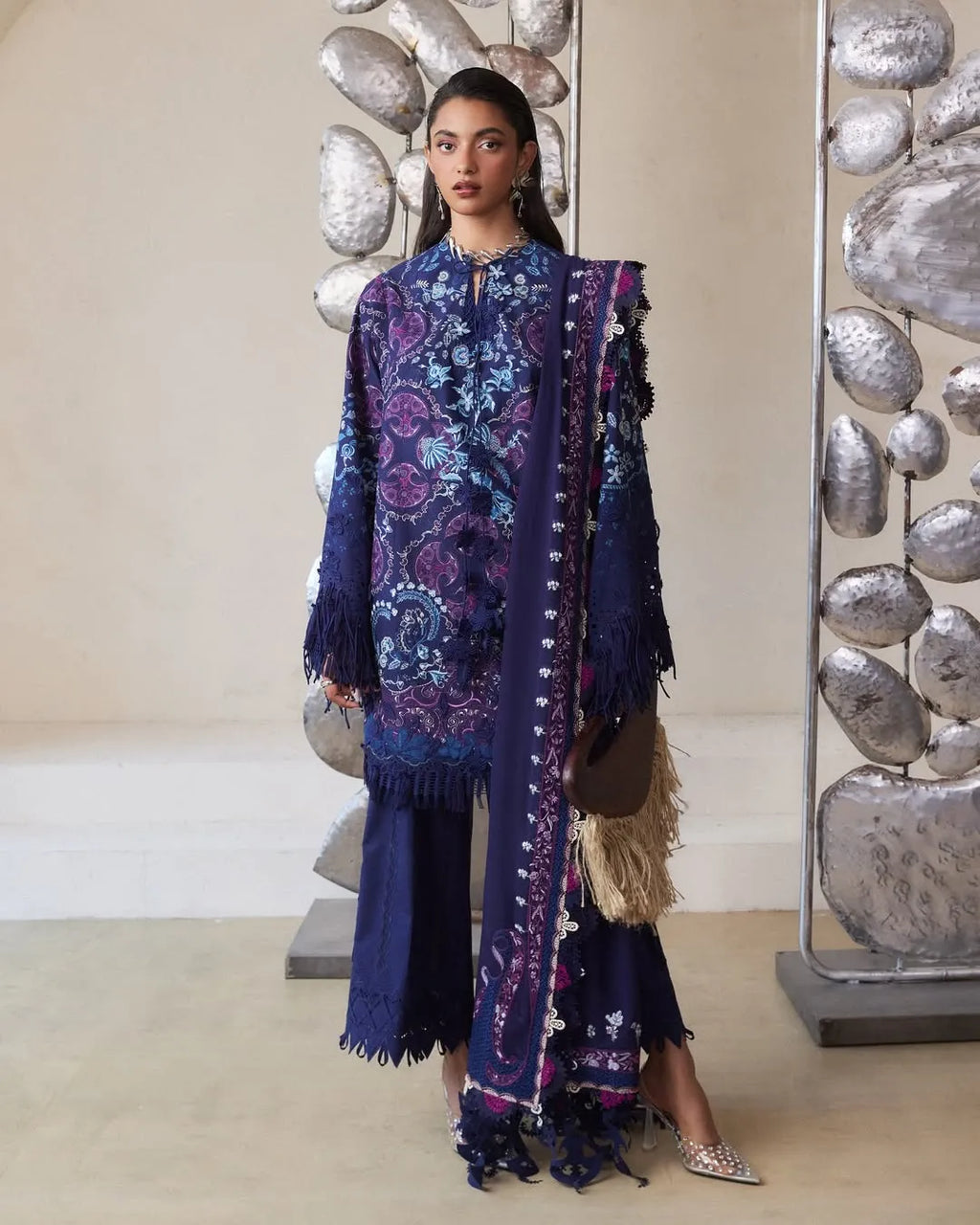 SUFFUSE LAWN UNSTITCHED ELORA