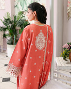 ROHEENAZ VEIL OF SUMMER CHIKANKARI SOLEIL BLANC