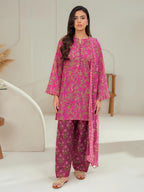 STITCHED BY CC U3968 PLUM 3PC