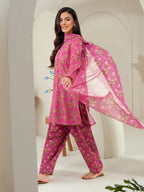 STITCHED BY CC U3968 PLUM 3PC