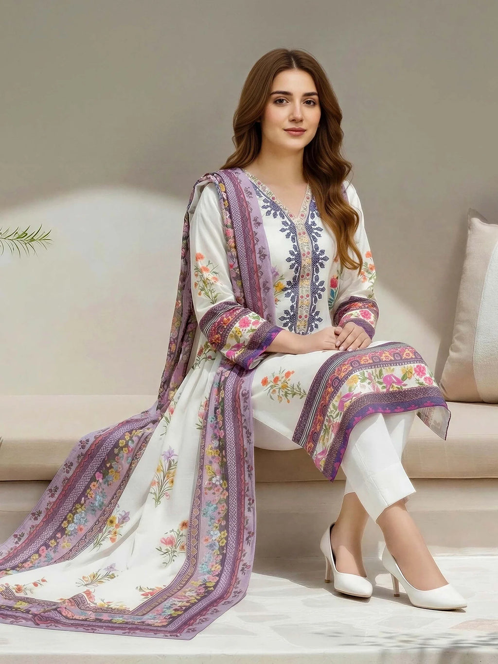 LIMELIGHT U4666 OFF WHITE 3PC