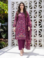 LIMELIGHT U4857 PLUM 3PC