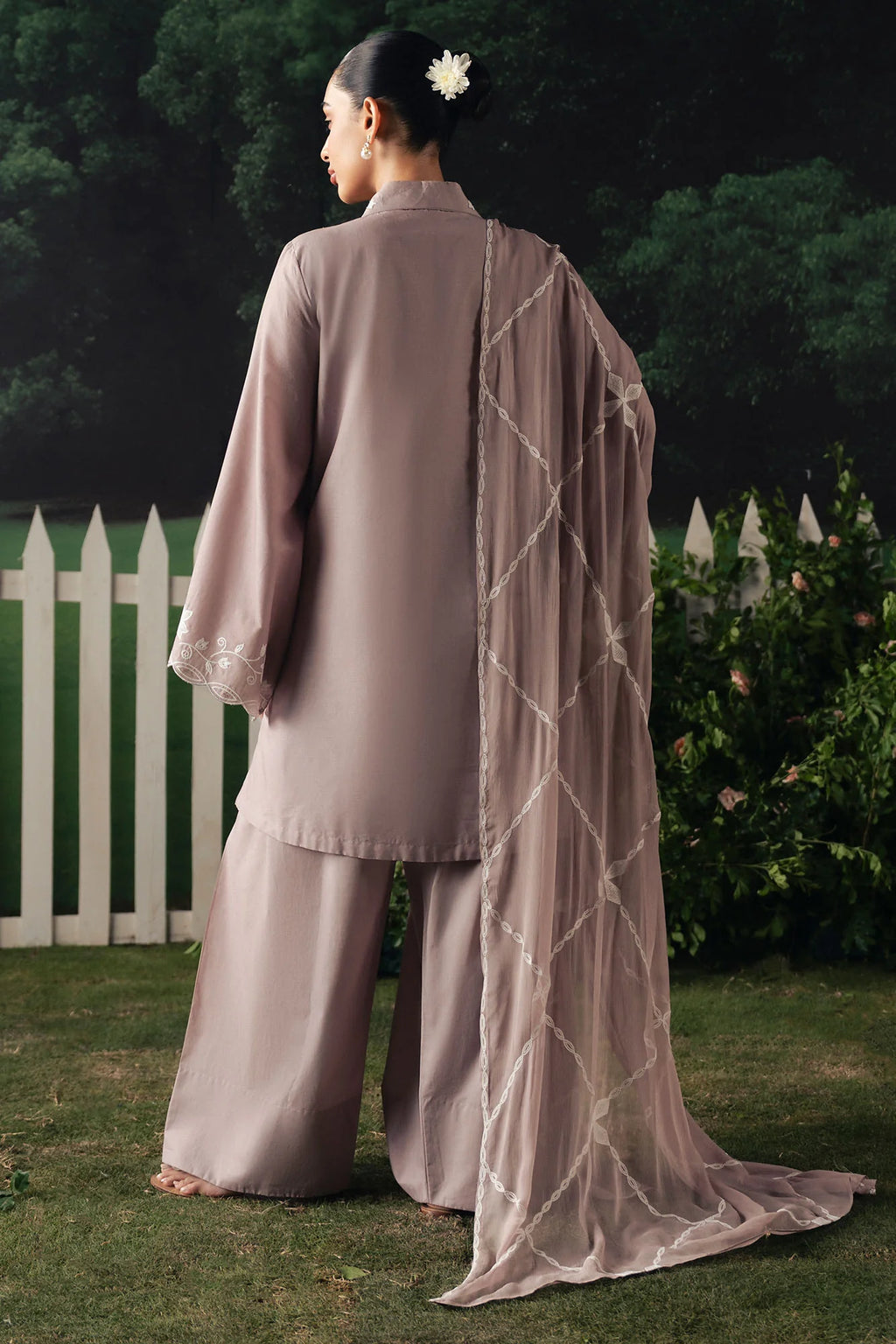 CROSS STITCH PREMIUM CAMBRIC MAUVE WHISPER