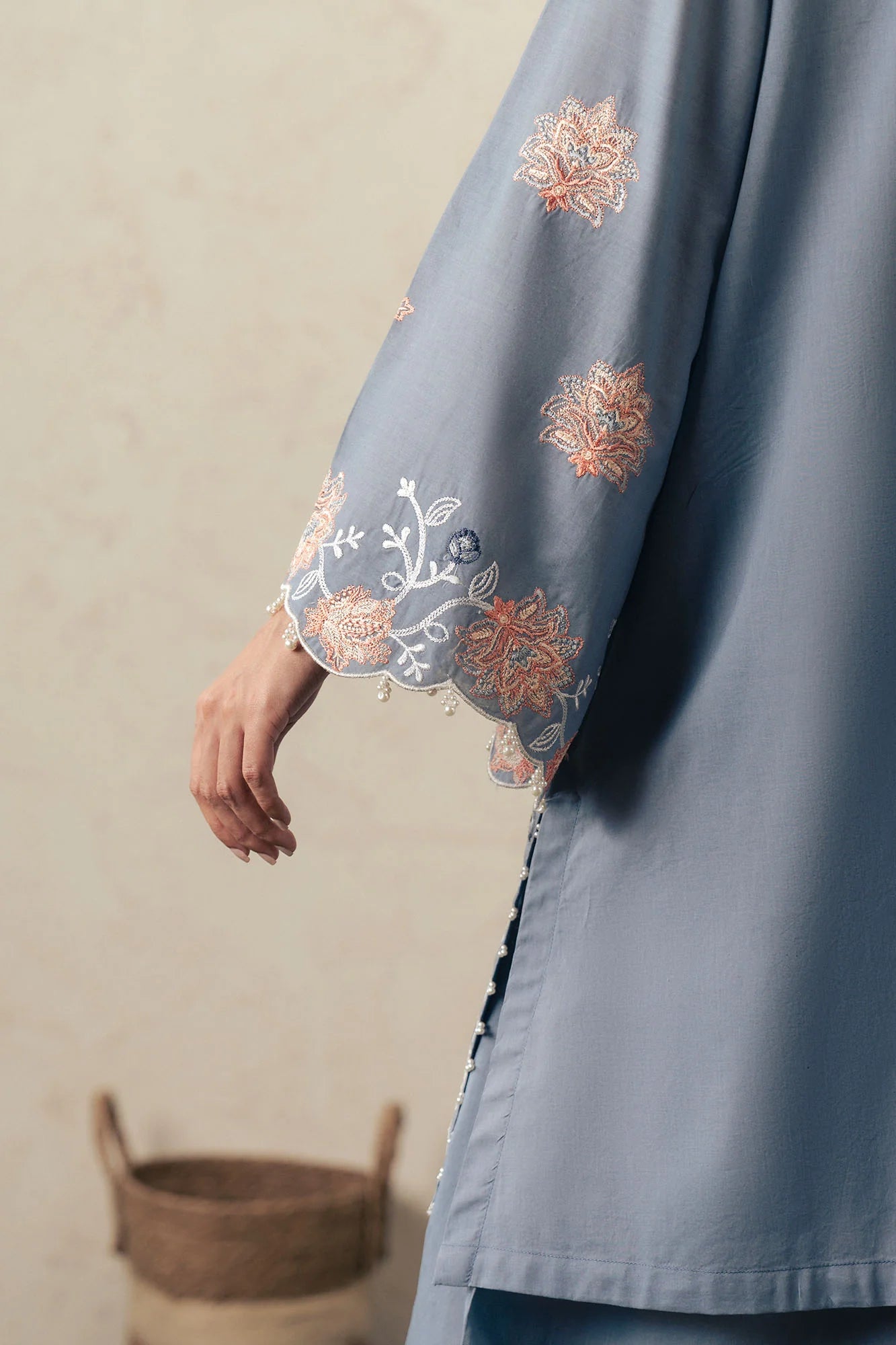 CROSS STITCH PREMIUM CAMBRIC SAFRON SKY