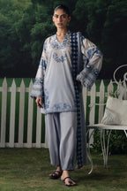 CROSS STITCH PREMIUM CAMBRIC AZURE BLOOM
