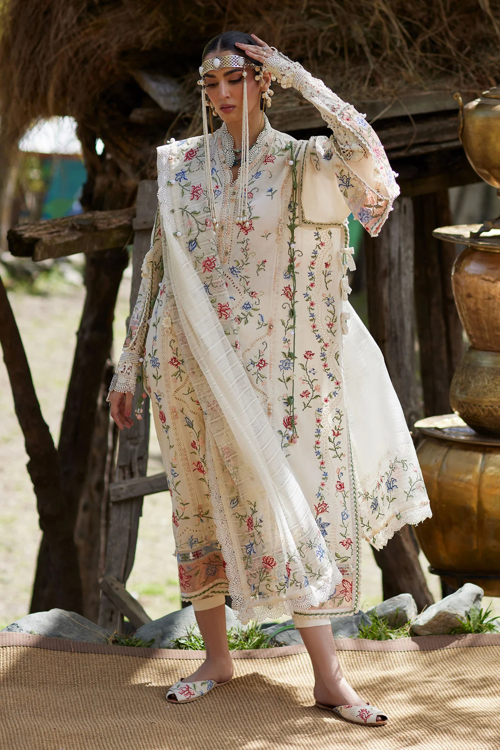 STITCHED BY CC ELAN KASHMEE LAWN EL26-03 B 3PC