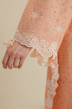 CROSS STITCH  PEACH MEADOW BLOOM 3PC