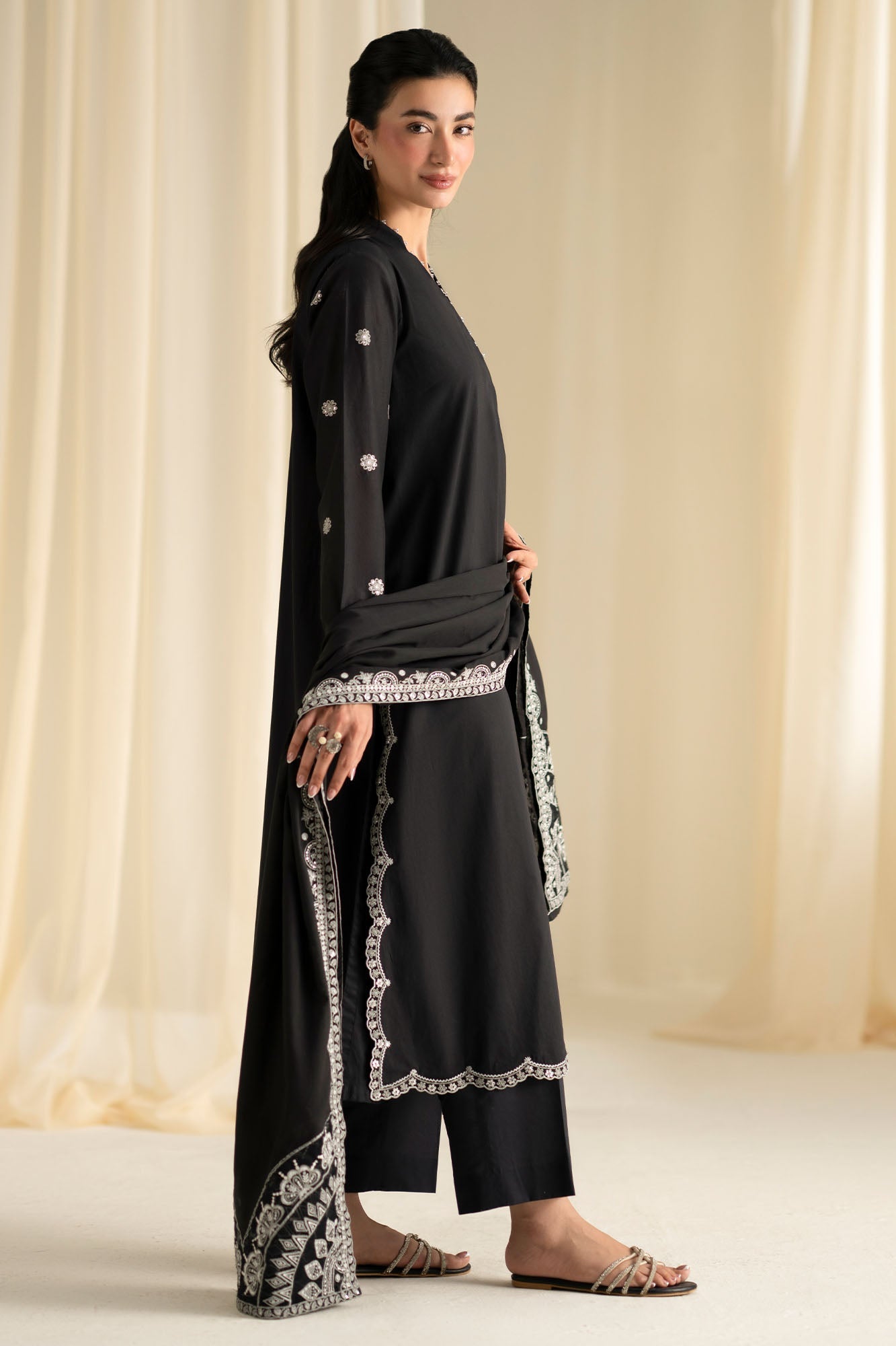 CROSS STITCH BLACK BLACK AMBER 2PC