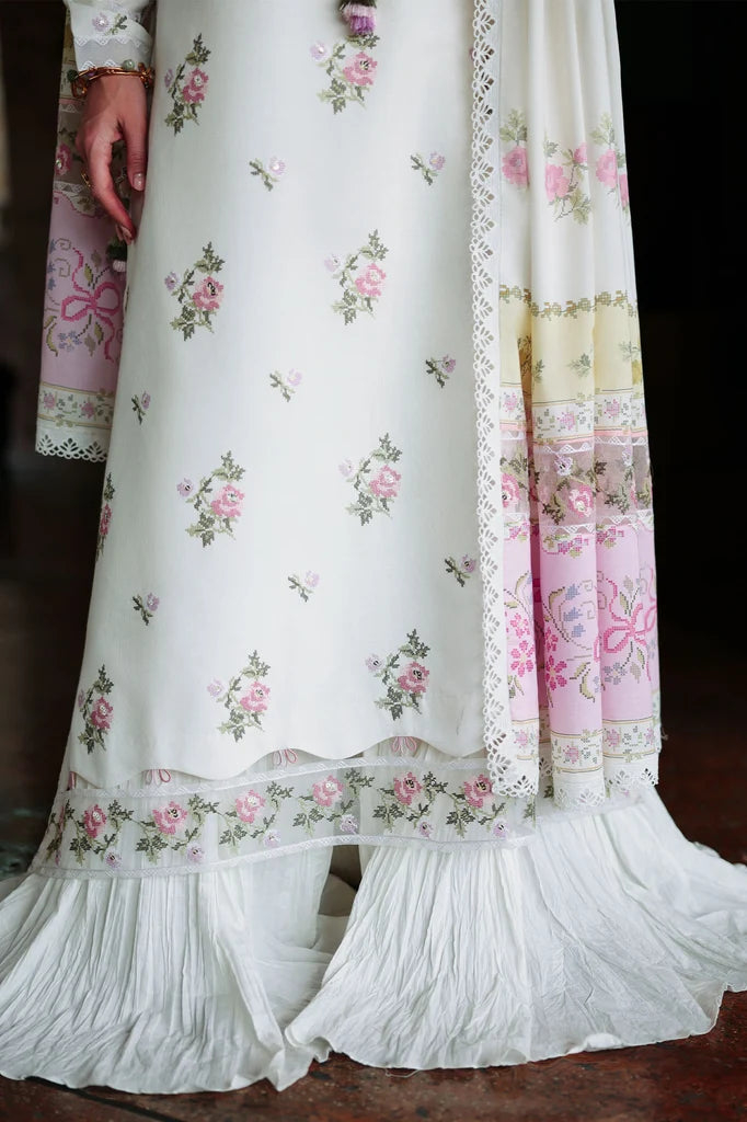 CROSS STITCH GARDEN IVORY