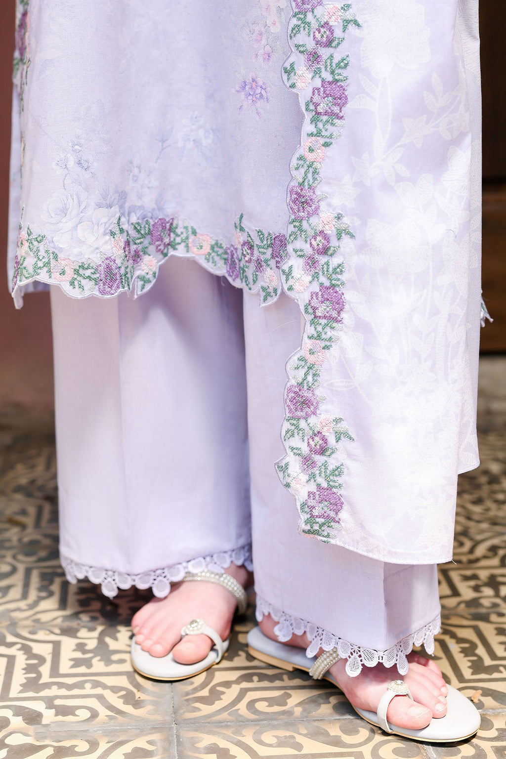 CROSS STITCH LILAC CRYSTAL GLAZE 3PC