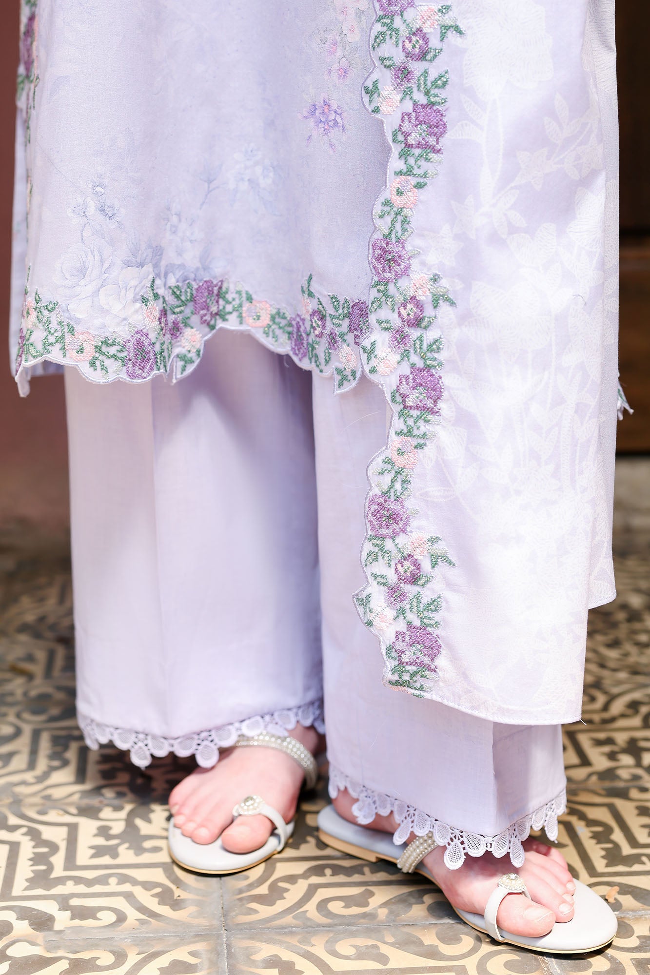 CROSS STITCH LILAC CRYSTAL GLAZE 3PC