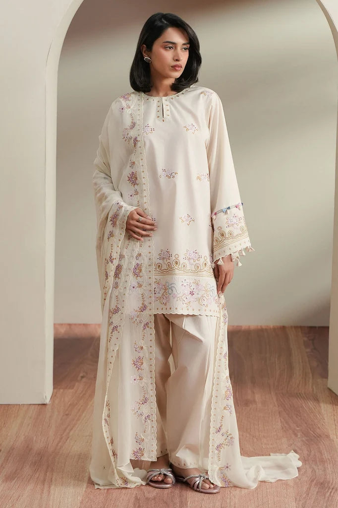 CROSS STITCH IVORY MOSIAC
