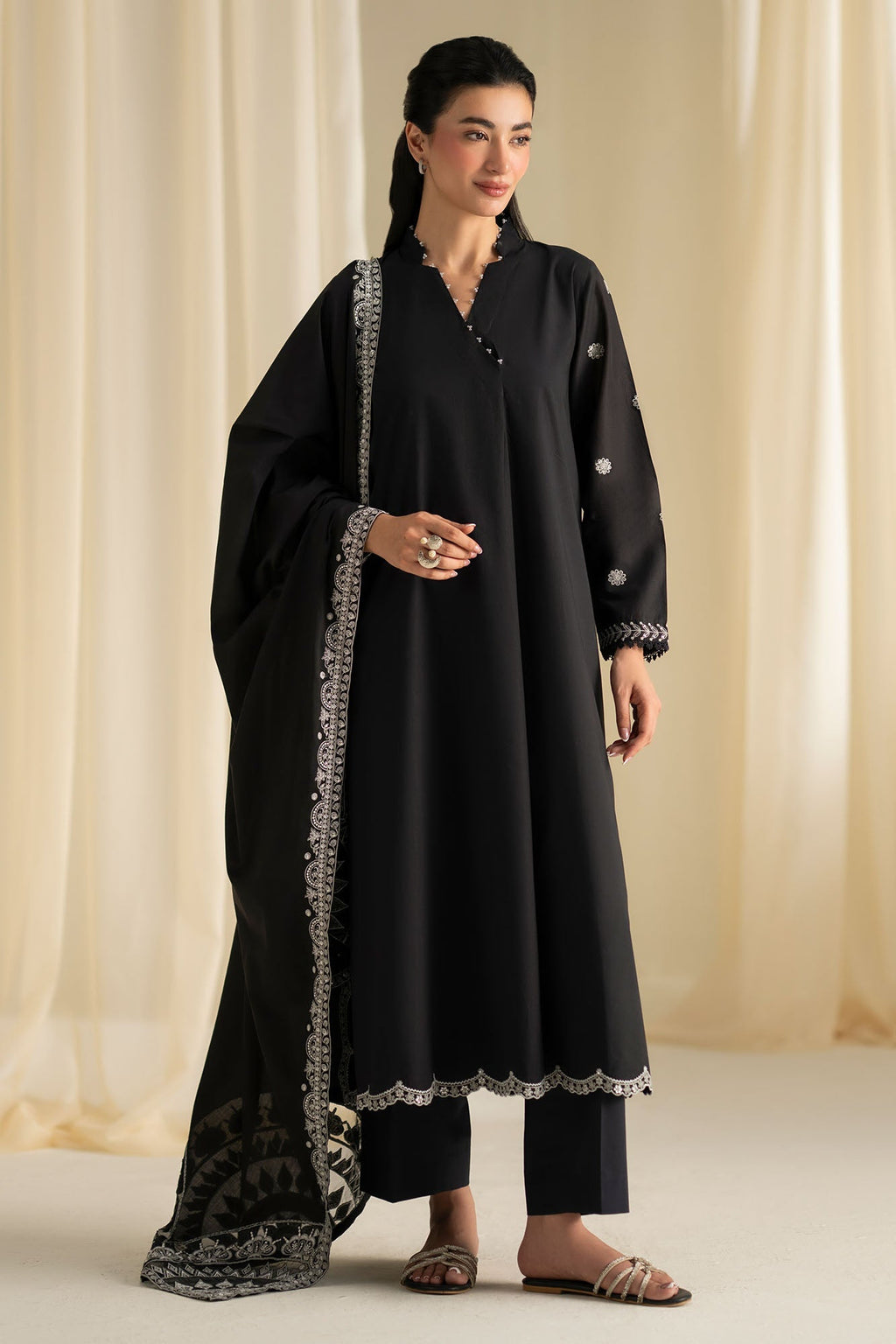 CROSS STITCH BLACK BLACK AMBER 2PC