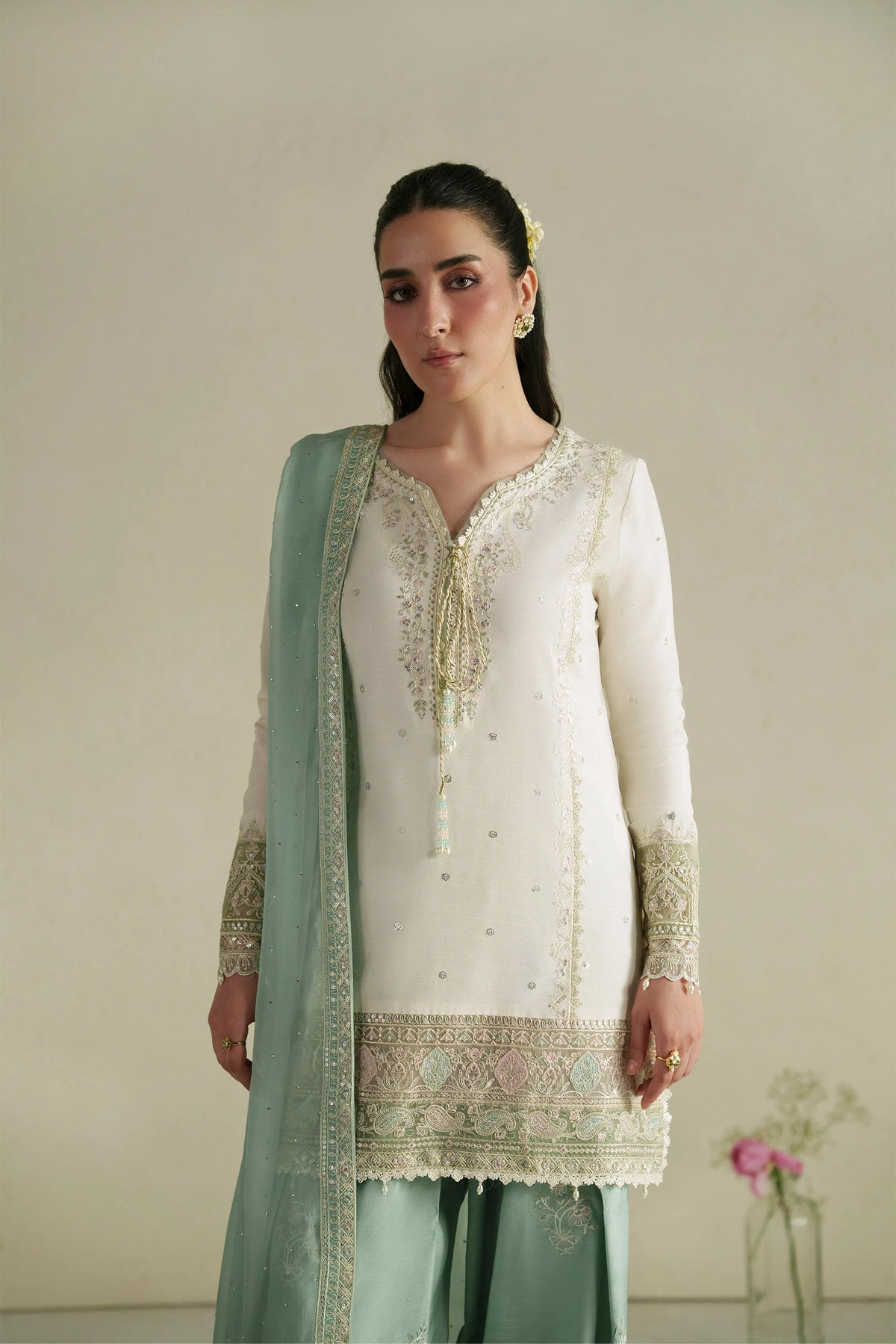VERA RAW SILK AAB IVORY