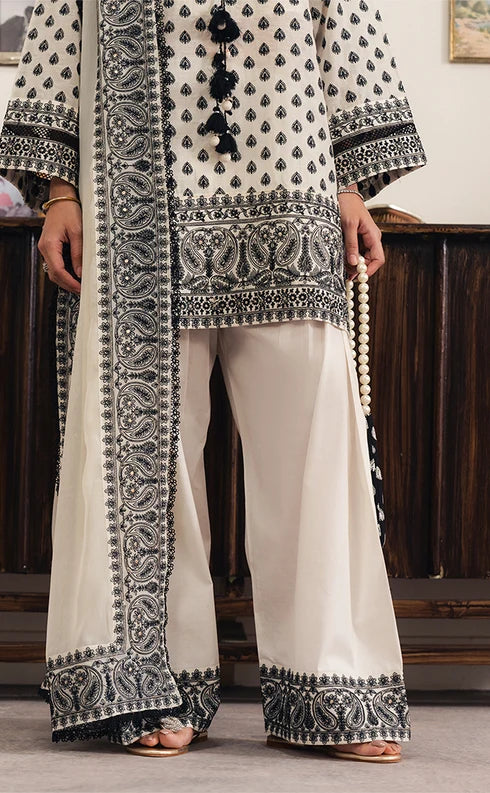 SUMAIRA AURANGZEB PAISIEY NOIR 3PC