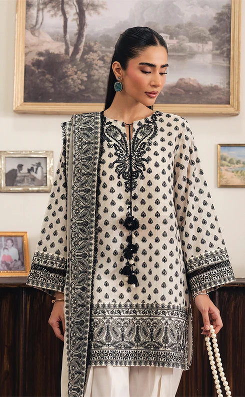 SUMAIRA AURANGZEB PAISIEY NOIR 3PC