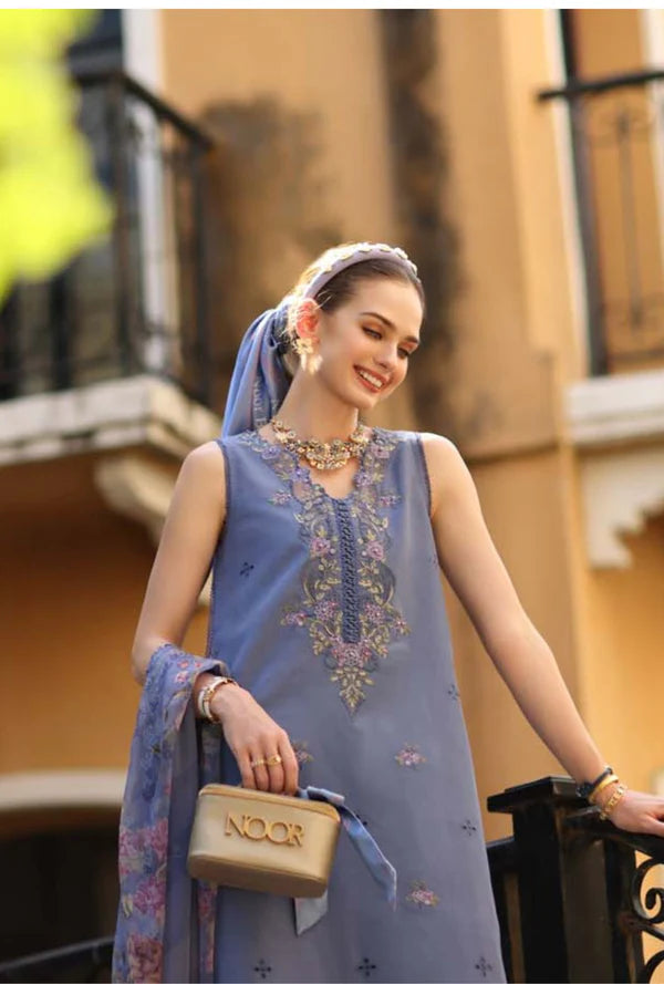 NOOR BY SAADIA ASAD D3-B-STORMY LILAC