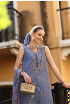 NOOR BY SAADIA ASAD D3-B-STORMY LILAC